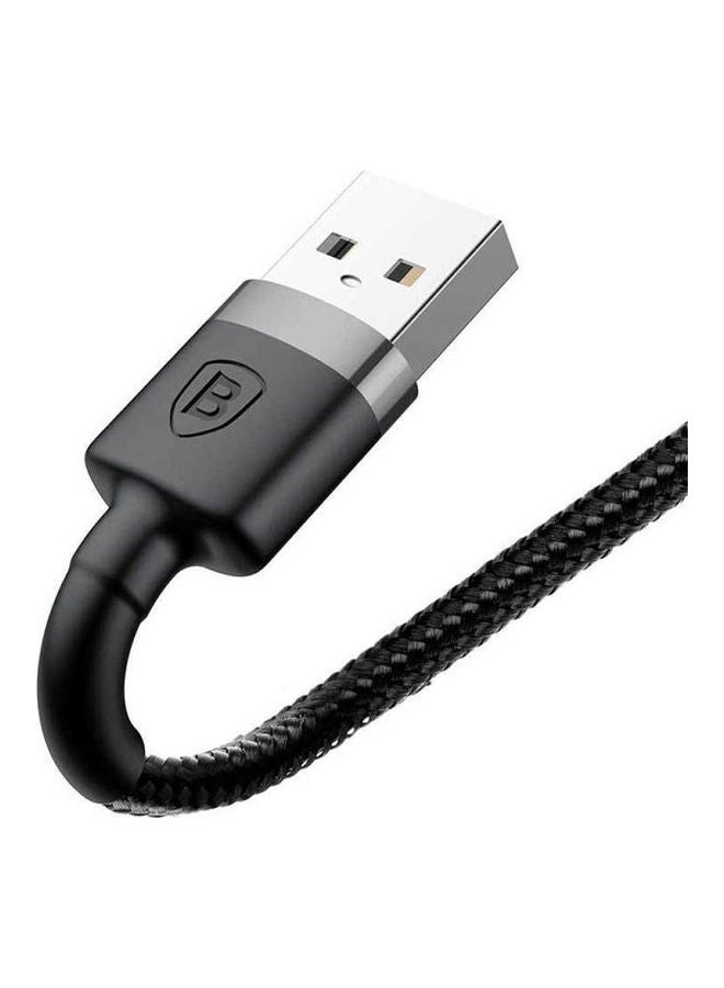 بيسوس Cafule Cable Usb For Type-C 3A 1M Grey-Black - Image 2