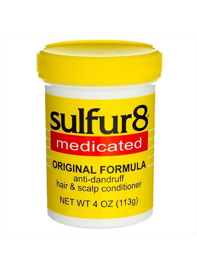 Sulfur 8 Sulfur-8 Original Hair & Scalp Conditioner 4oz Jar (2 Pack) - Image 1