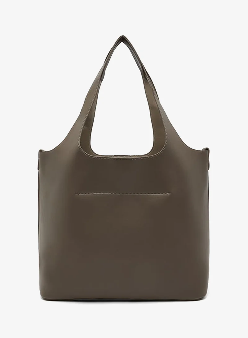 R&B Solid Shoulder Bag
