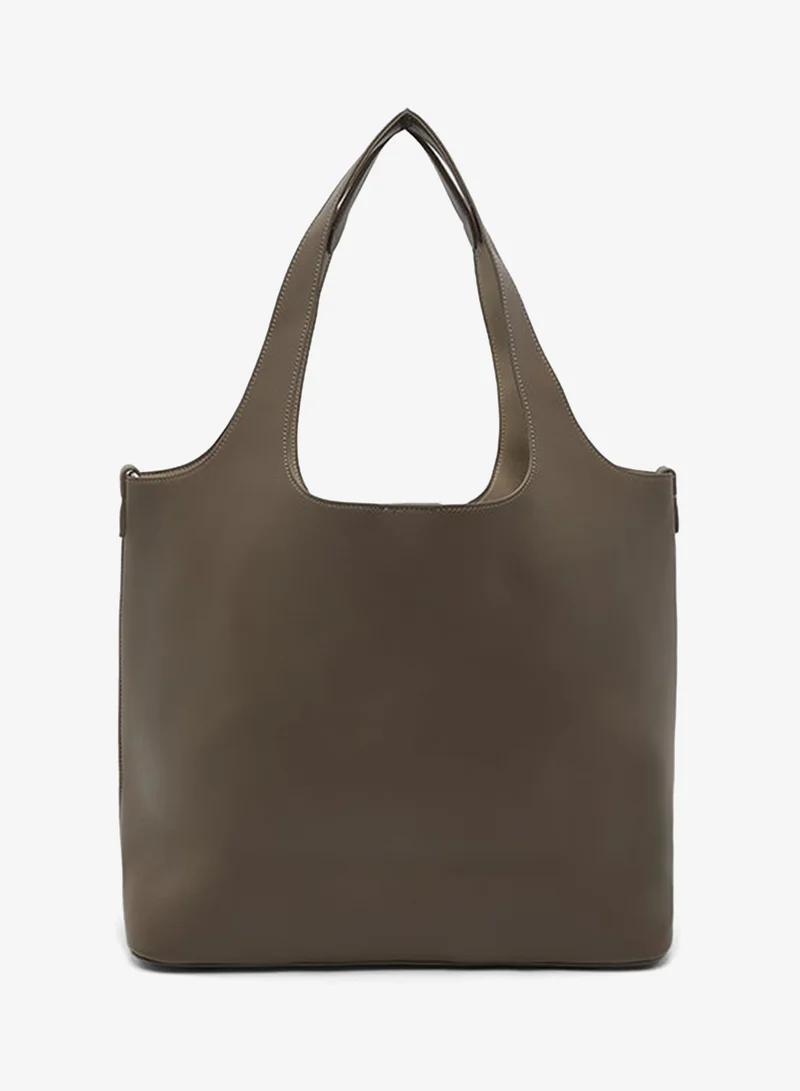 R&B Solid Shoulder Bag