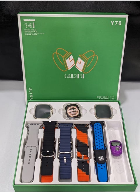 Y70 Ultra Smartwatch With 4 Strap