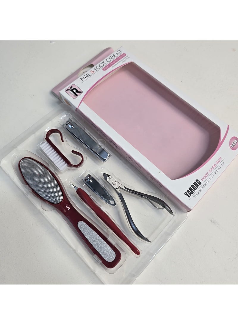يورنج مجموعة أدوات العنايةبالأظافر و بالقدم الاحترافية من 6 قطع - Image 2