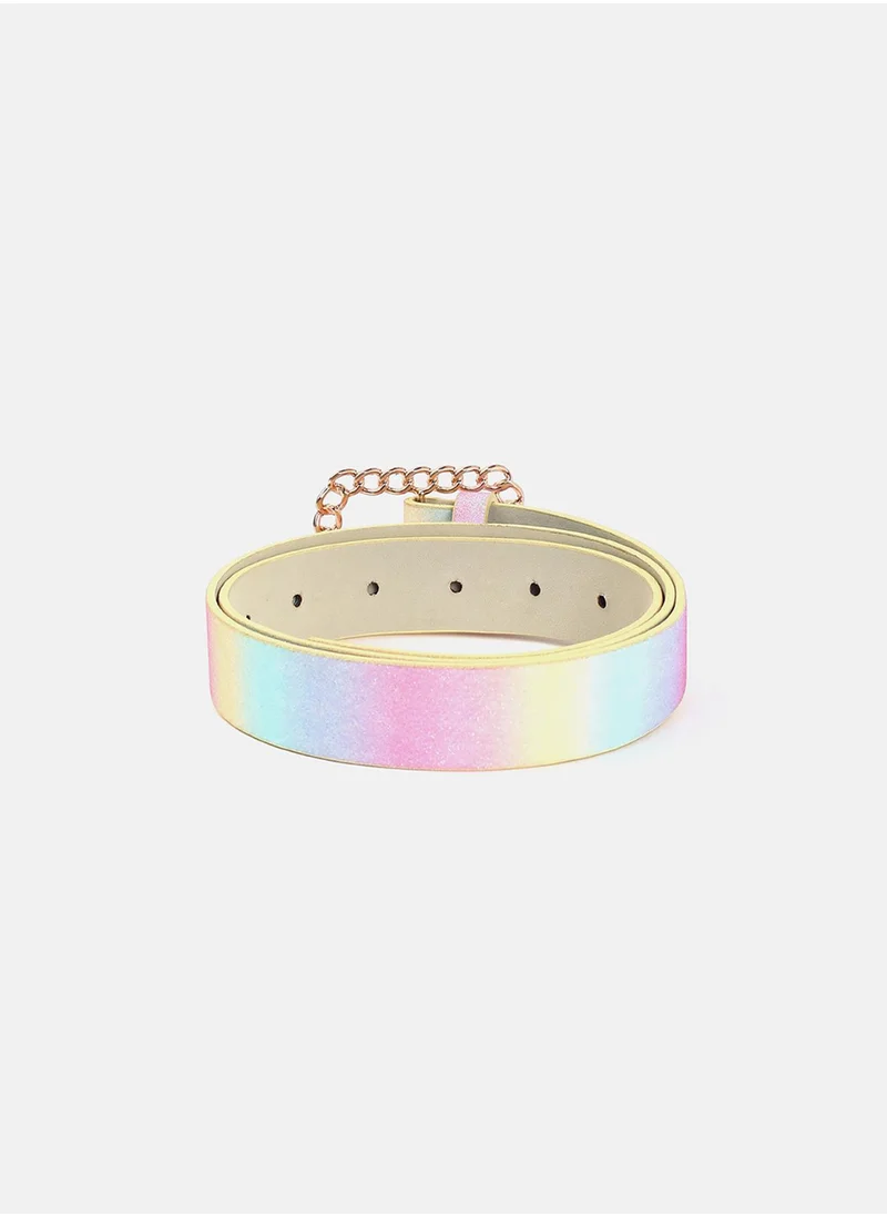 Haute Sauce Pink Printed Belt