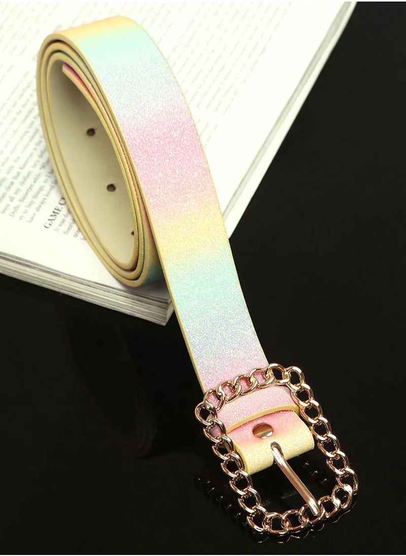 Haute Sauce Pink Printed Belt