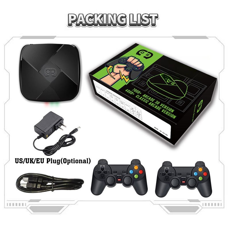 I3 4K Retro Video Game Console 10000+ Games With 2pcs 2.4G Dual Player Support for 3D Game PSP N64 PS CPS CPS2 - Image 1