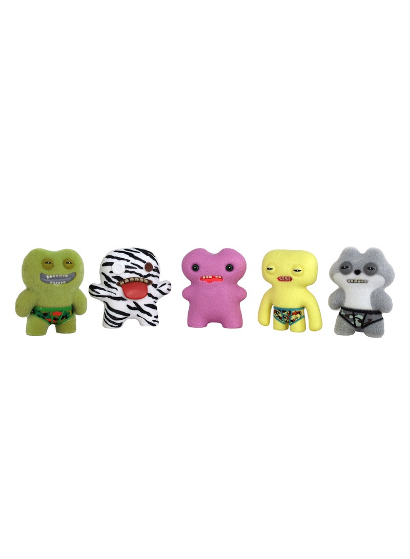 Fuggler Figure Collectible Deluxe 5-in-1 Pack, Assorted 1 Piece  (Style & Color May Vary) | Collectible Figure | Funny Ugly Monster | Cute Monster Doll - Image 3
