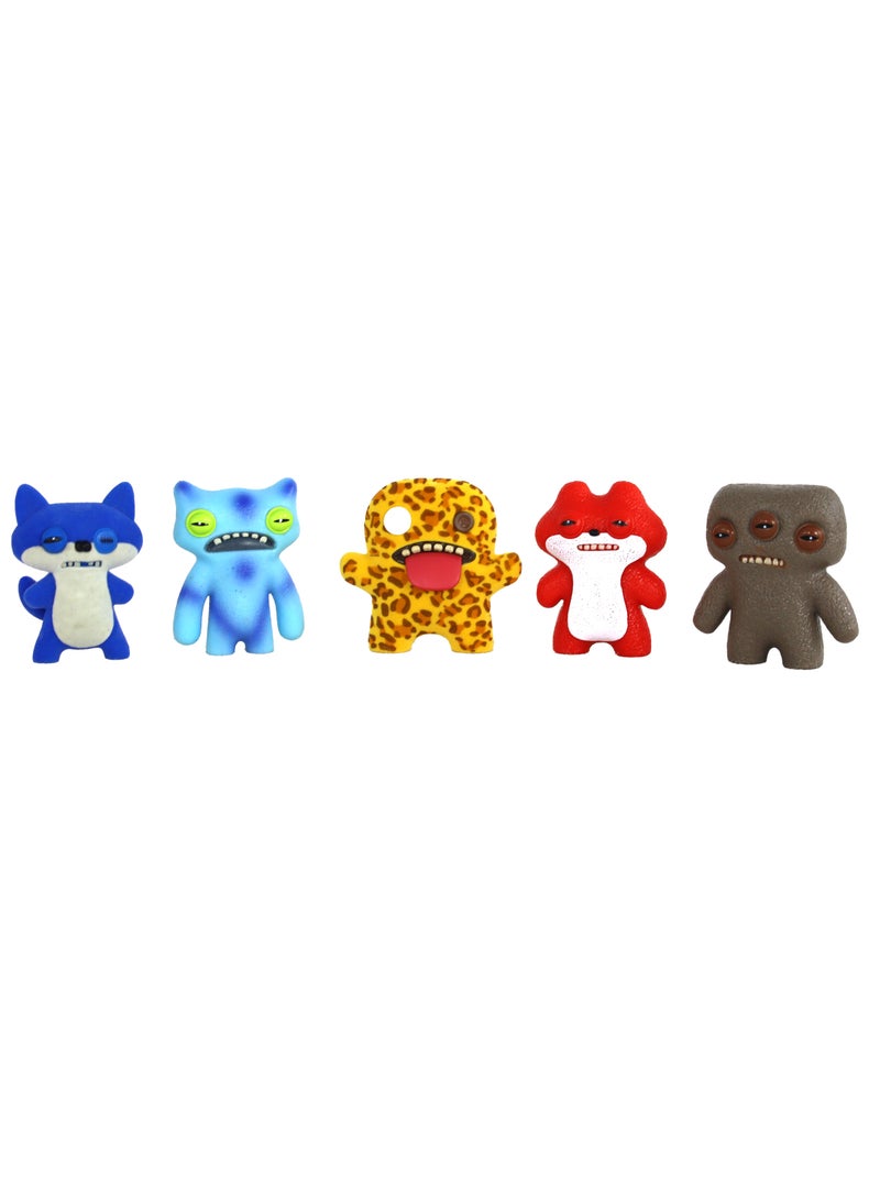 Fuggler Figure Collectible Deluxe 5-in-1 Pack, Assorted 1 Piece  (Style & Color May Vary) | Collectible Figure | Funny Ugly Monster | Cute Monster Doll - Image 4