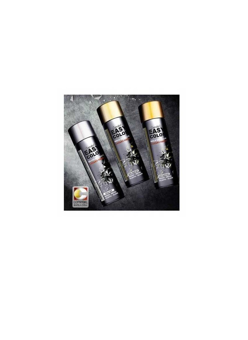 Coprabel Easy Color Gold Metallic Luxury Finishing Spray Paint - 400ml  - Image 2
