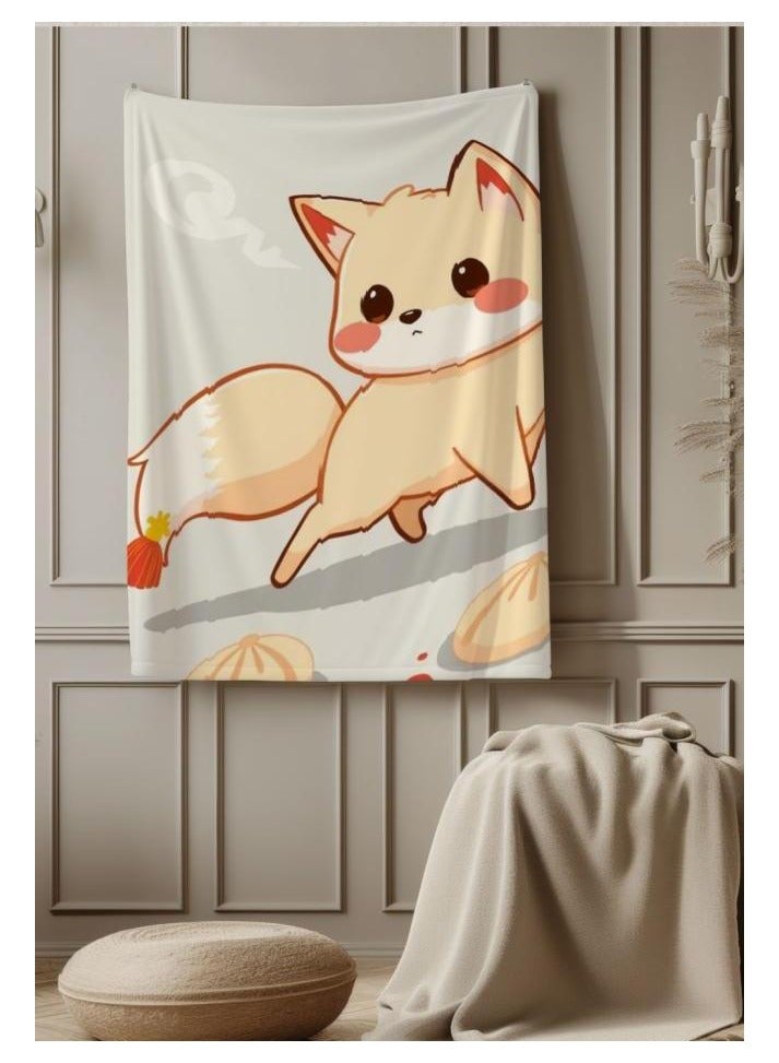 عام بطانية رقيقة من الفانيلا الكرتونية للأطفال أو الطلاب (دافئة ومريحة ومناسبة للنوم والألعاب) 100 سم * 150 سم - 106 - Image 4