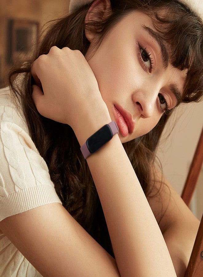 عبوة من 10 أحزمة Fitbit Inspire 3 - أحزمة رياضية بديلة قابلة للتعديل من السيليكون الناعم للنساء والرجال (عبوة من 10 أحزمة أ) - Image 5