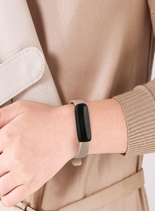 عبوة من 10 أحزمة Fitbit Inspire 3 - أحزمة رياضية بديلة قابلة للتعديل من السيليكون الناعم للنساء والرجال (عبوة من 10 أحزمة أ) - Image 3