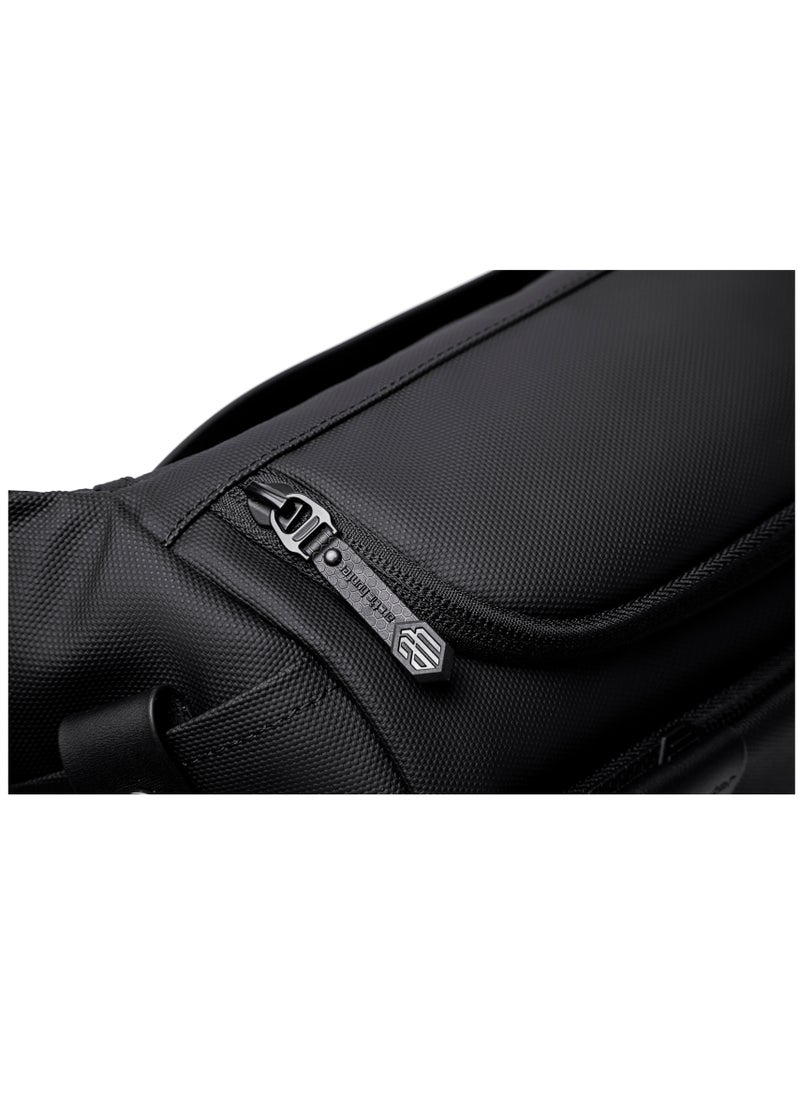 ARCTIC HUNTER - Crossbody Waist Belt Bag Anti-Theft Water Repellent Chest Bag for Men Women on Shopping Travel Office Hiking Y00565 Black - Image 1