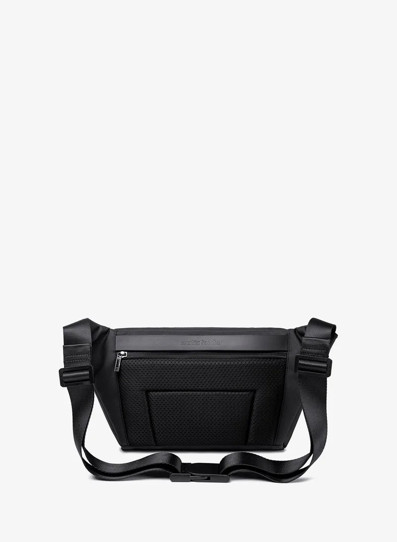 ARCTIC HUNTER Black Crossbody Waist Belt Bag Anti-Theft Water Repellent Chest Bag for Men Women on Shopping Travel Office Hiking Y00565 Black  | Best Price UAE
