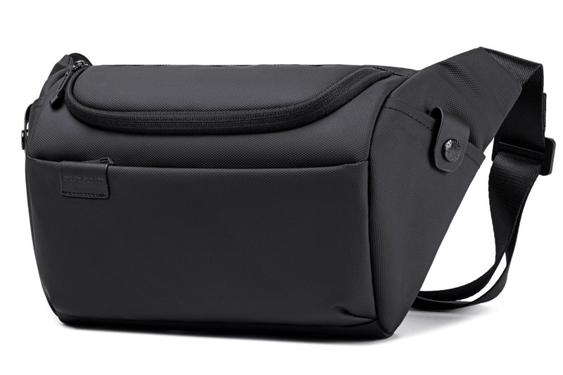 ARCTIC HUNTER Crossbody Waist Belt Bag Anti-Theft Water Repellent Chest Bag for Men Women on Shopping Travel Office Hiking, Y00565, Black - Image 1