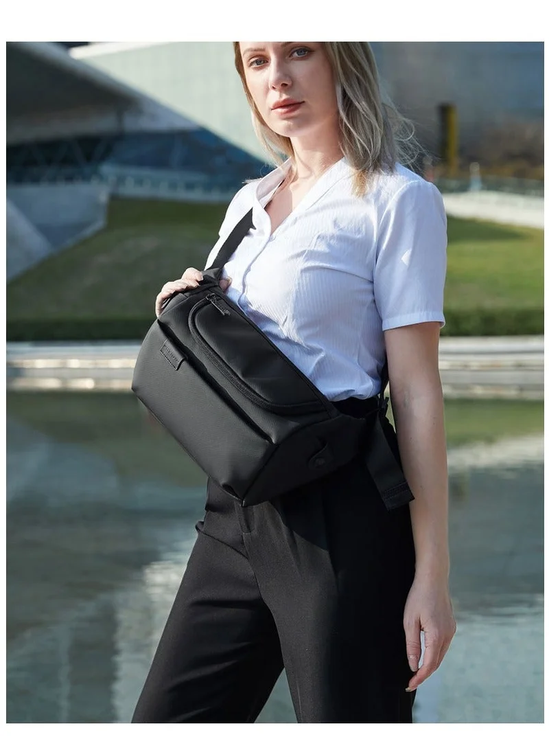 Arctic Hunter Black Crossbody Waist Belt Bag Anti-Theft Water Repellent Chest Bag for Men Women on Shopping Travel Office Hiking, Y00565, Black  | Best Price UAE