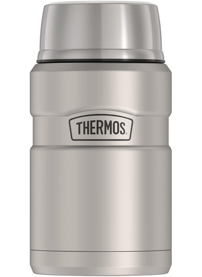 THERMOS THERMOS STAINLESS STEEL VACUUM INSULATED STEEL JAR 710 ML, SK3020MS, INSULATED FOOD JAR, LUNCH BOX, STORAGE CONTAINER, THERMAL FLASK FOR TRAVEL  - Image 1