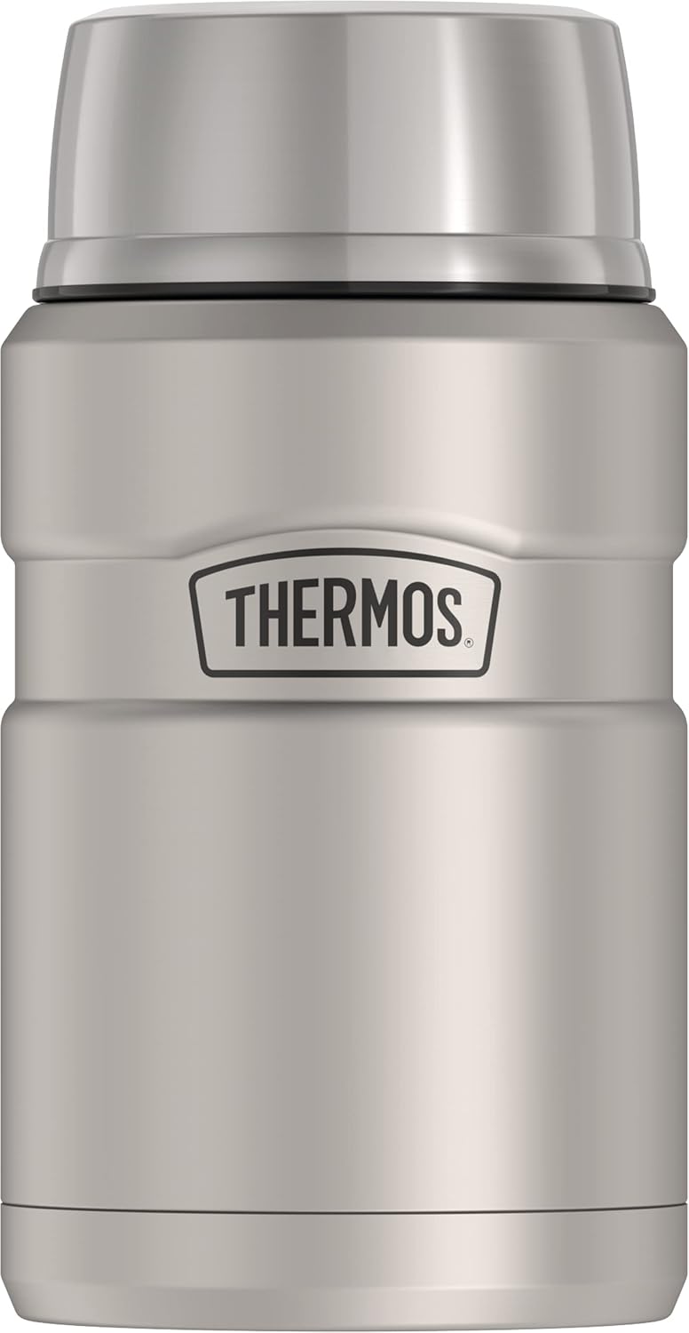 THERMOS STAINLESS STEEL VACUUM INSULATED STEEL JAR 710 ML, SK3020MS, INSULATED FOOD JAR, LUNCH BOX, STORAGE CONTAINER, THERMAL FLASK FOR TRAVEL - Image 1