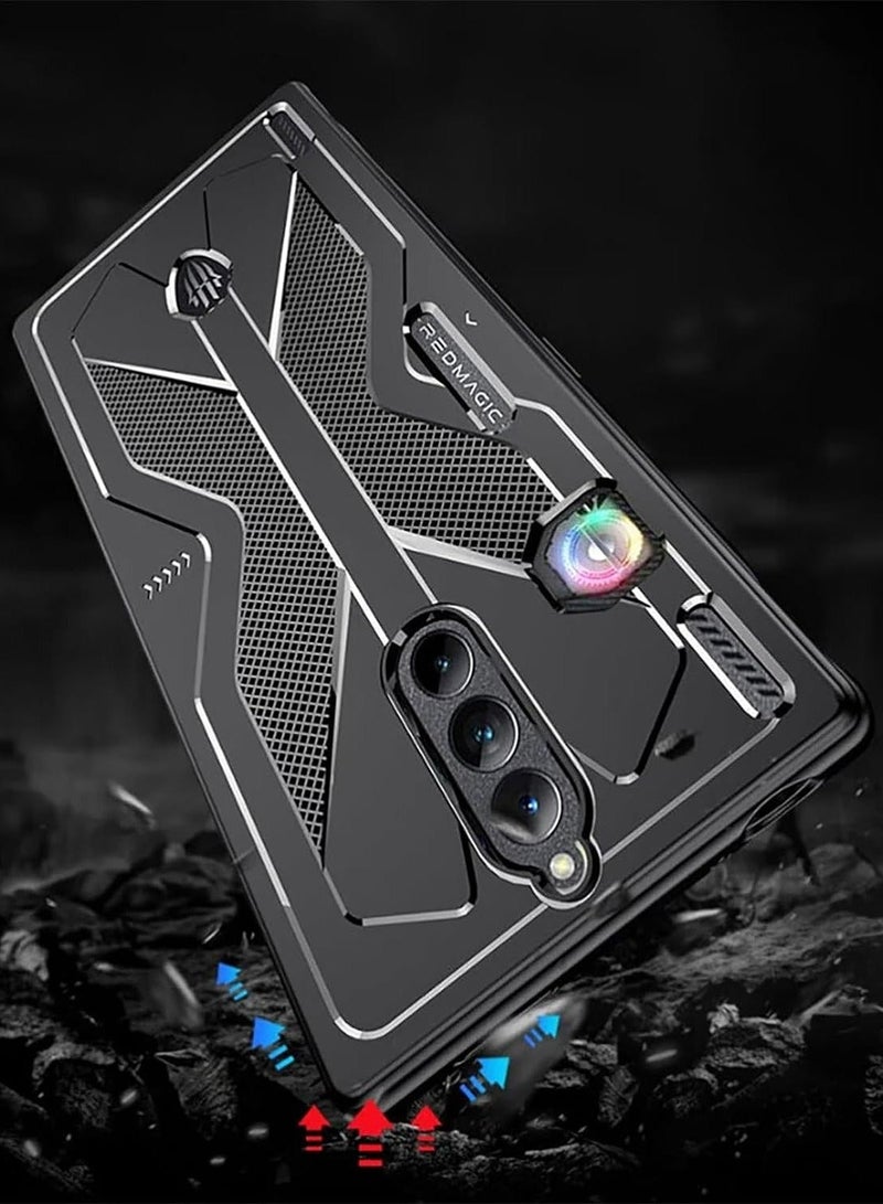 Arabest Red Magic 8s Pro case for, Anti-Scratch Shockproof Phone Cover, Designed for RedMagic 8s Pro, Sleek Black Design - Image 2