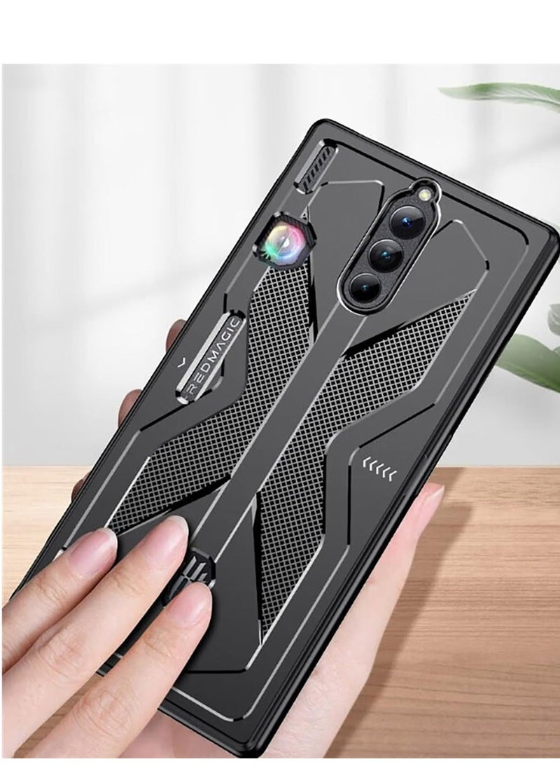 Arabest Red Magic 8s Pro case for, Anti-Scratch Shockproof Phone Cover, Designed for RedMagic 8s Pro, Sleek Black Design - Image 4