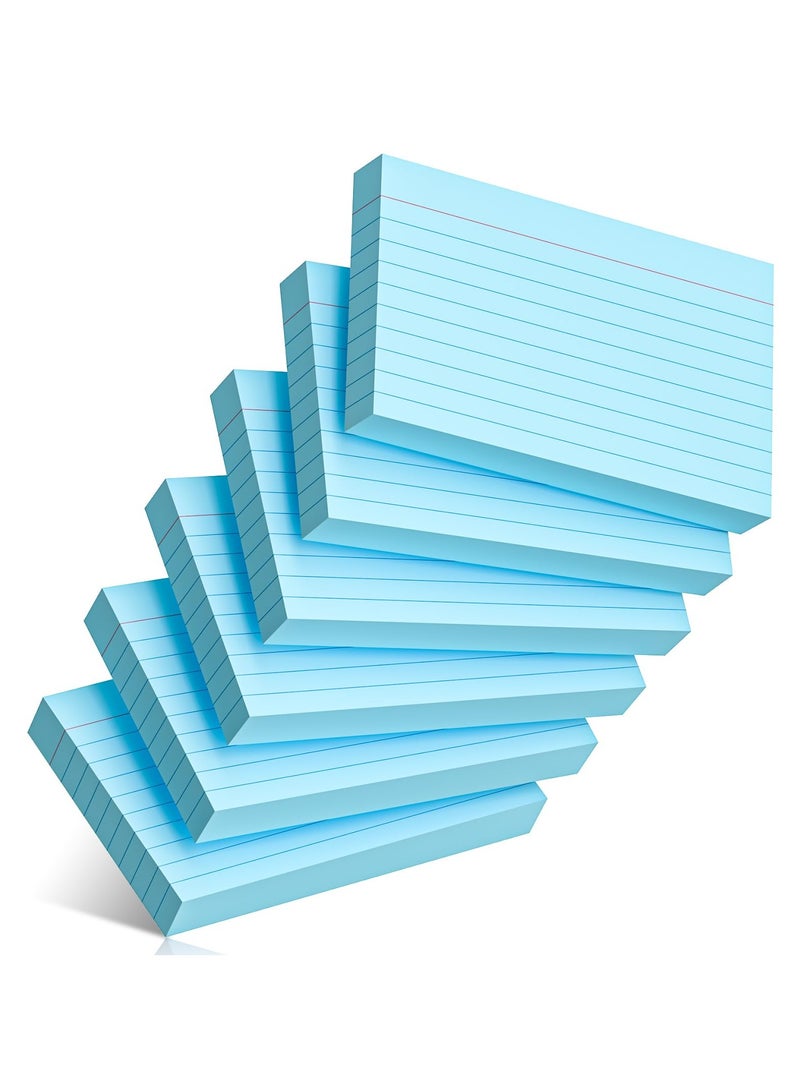Generic 300 pcs Ruled Blue Index Cards, Flash Cards College Ruled for School, College, Office and Home Organization, Durable Study To Do List Note Cards with Ruled Lines 7.6 x 12.7 cm  - Image 1