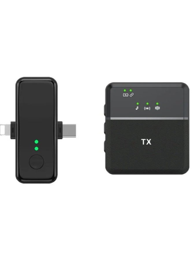 SX31 3 in 1 Collar Clip Wireless Noise Reduction Microphone - Image 1