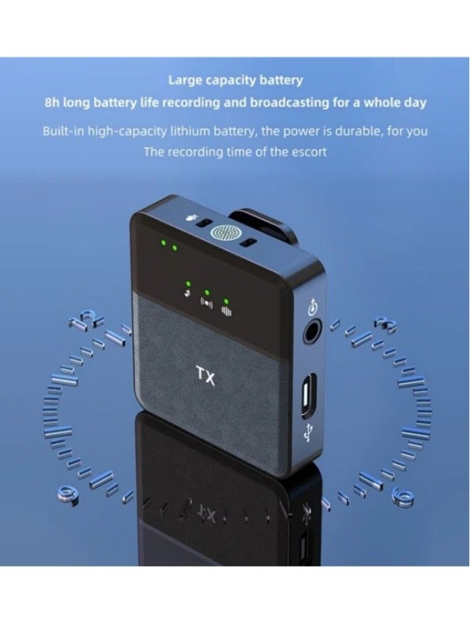 SX31 3 in 1 Collar Clip Wireless Noise Reduction Microphone - Image 5