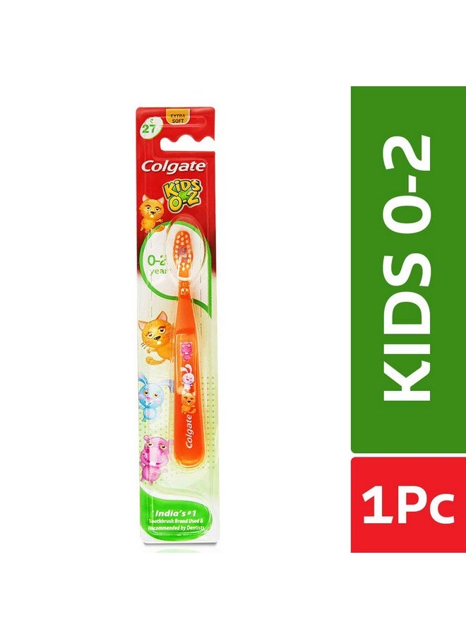Colgate Kids Toothbrush 02 Years Extra Soft Bristle Toothbrush 1 Pc  - Image 2