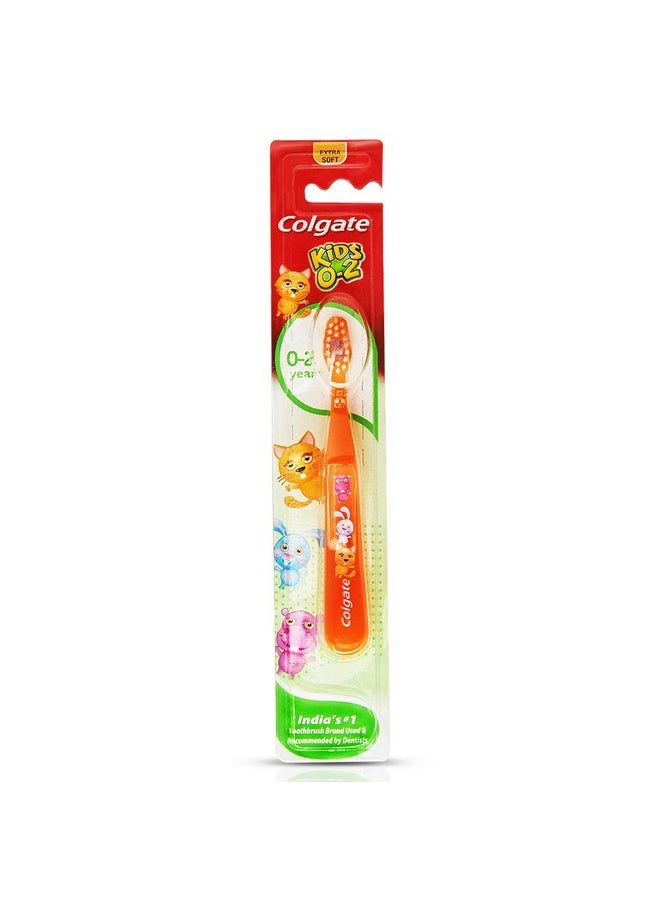 Colgate Kids Toothbrush 02 Years Extra Soft Bristle Toothbrush 1 Pc  - Image 1
