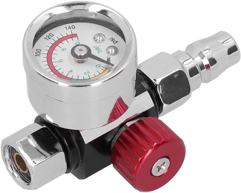 Paint Air Adjusting Regulator G1/4in Thread Spray Paint Regulator for Pneumatic Tool 0140psi with Compact Construction - Image 1
