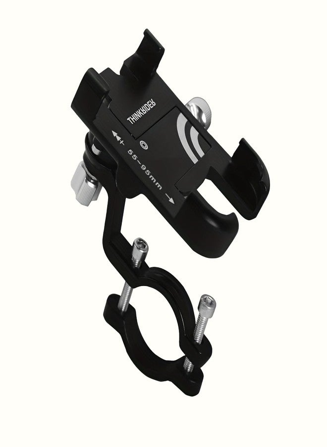 ThinkRider The Ultimate MTB Phone Mount Stand: 360° Rotatable Aluminum Adjustable Non-Slip Cycling Bracket - Image 1