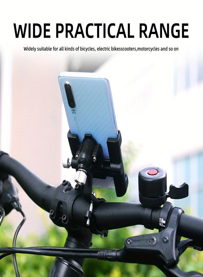 ThinkRider The Ultimate MTB Phone Mount Stand: 360° Rotatable Aluminum Adjustable Non-Slip Cycling Bracket - Image 4