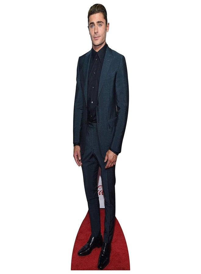 Star Cutouts, Zac Efron in Red Carpet, Cardboard Cutout Standup, Celebrity Life-Size Stand-In - 68" x 20" - Image 2