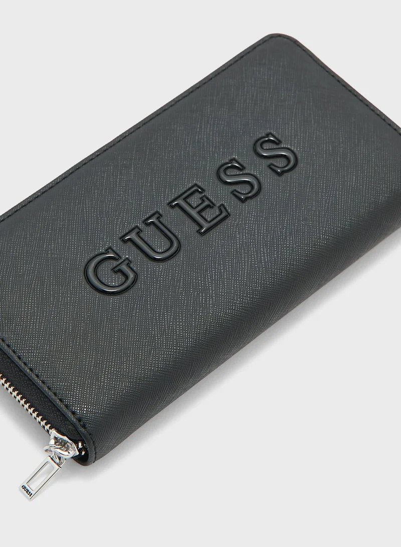 GUESS Zip Around Purse
