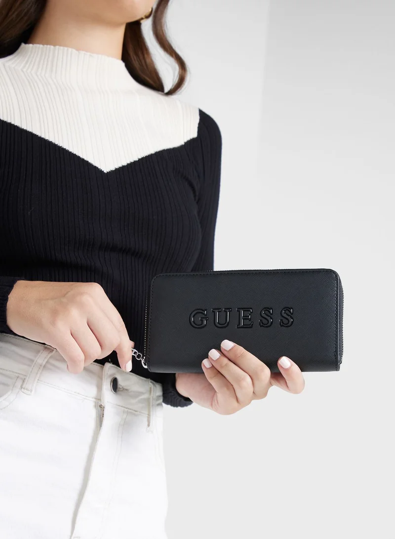 GUESS Zip Around Purse