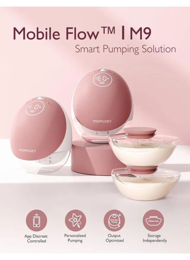 Momcozy M9 Breast Pump Double Electric Wearable - Image 3