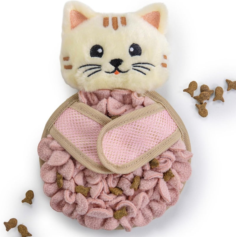 Catstages Snuffle Mat for Cats - Interactive Foraging Toy with Hidden Treats, Non-Slip Base, and Hunting Stimulation for Mental and Physical Activity - Image 1