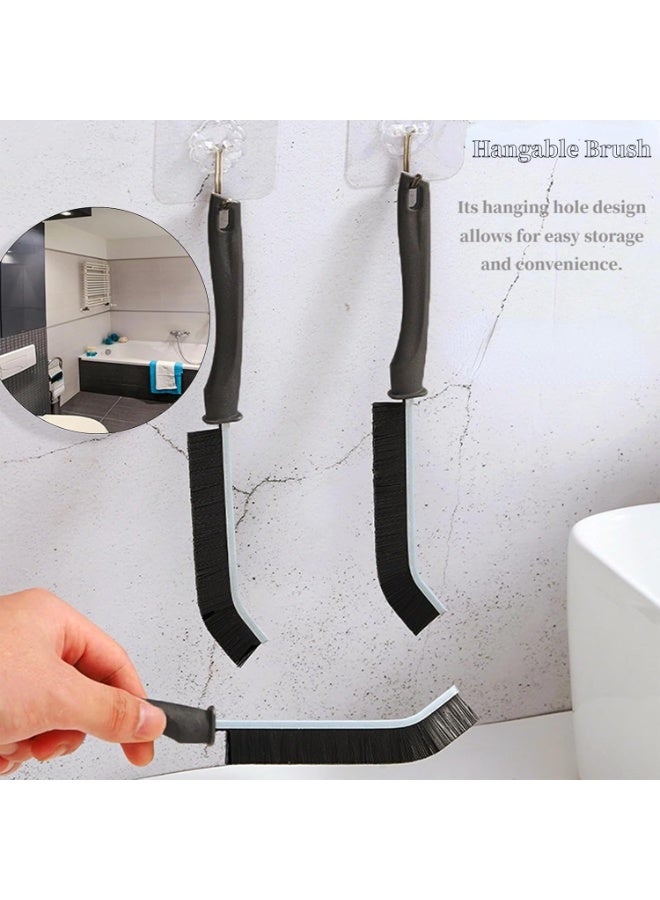 Narrow Corner Cleaning Brush (2 Pcs) - Small Crevice Cleaning Brush for Home Use - Bathroom Gap Cleaning Brush for Cleaning Dead Corners of Kitchen Tiles, Bathroom, Window Cracks, Multifunctional Brush - Window Gap Brush - Used for Cleaning Gap - Sink, Washing Machine, and Narrow Space Cleaning Brush -162 - Image 5