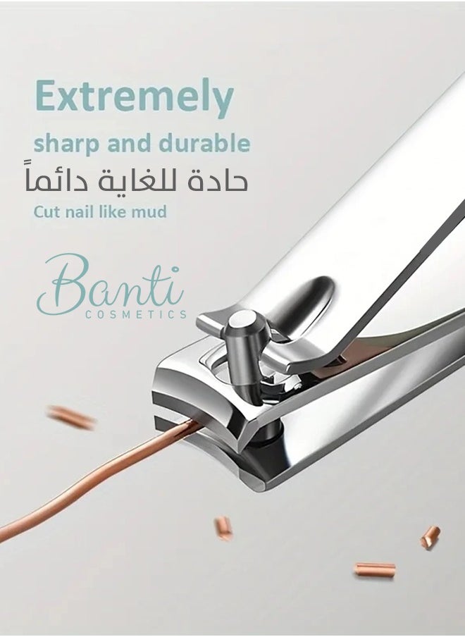Banti Precise Nail Clipper with Edge Smoothing Surface  - Image 3