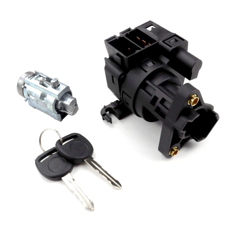FEXON Ignition Switch Ignition Lock Cylinder with 2 Keys Compatible with 19972005 Chevy Malibu Impala Monte Carlo Olds Alero Grand Am Repalces 12458191 22599340