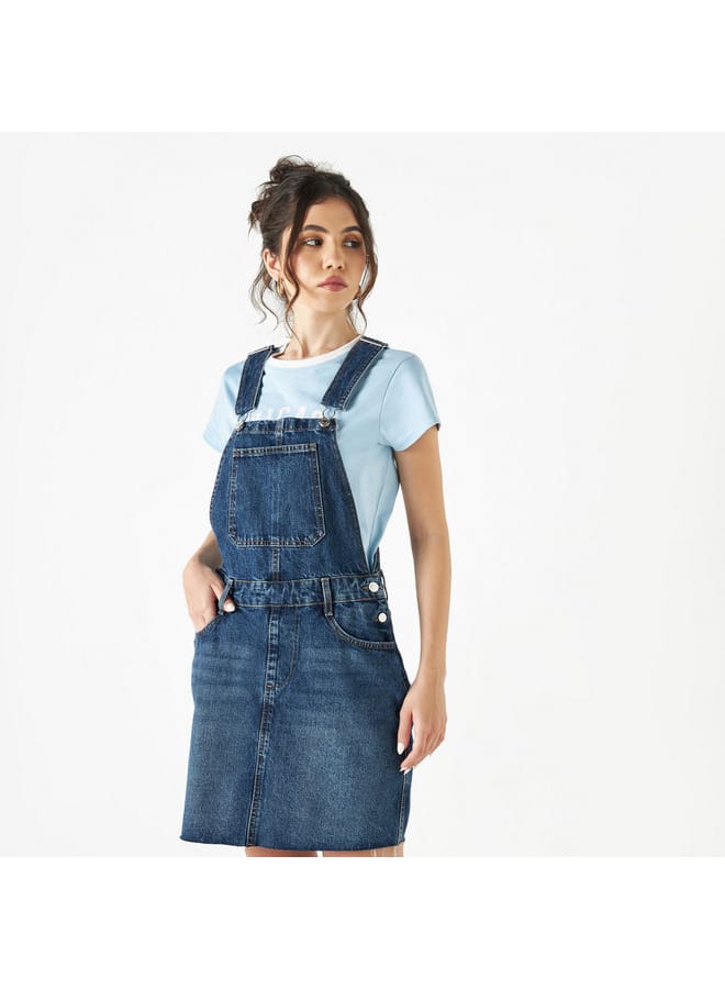 Lee Cooper Denim Overalls Dress  - Image 1