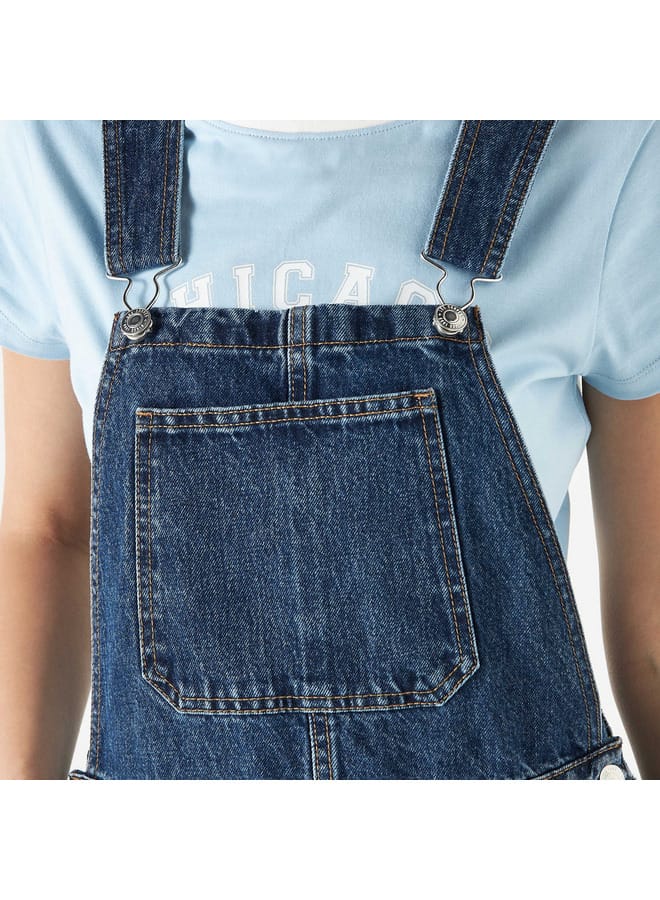 Lee Cooper Denim Overalls Dress  - Image 4