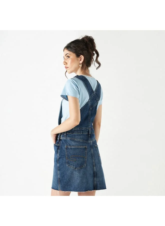 Lee Cooper Denim Overalls Dress