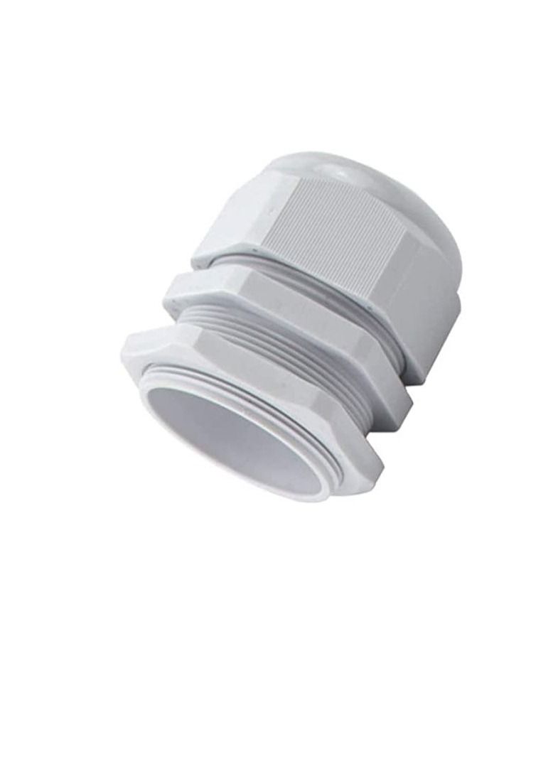 Armoured Cable Gland Kit for Outdoor Sockets and Junction Boxes & Industrial Use with Lock Nut PVC Shroud and Earth Tag (40L, CW) - Image 2