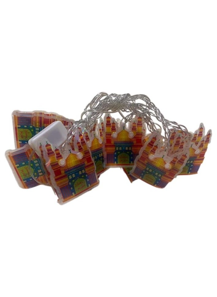 Generic Plasma String Light Branch in a Cluster Shape for Ramadan and Party Decoration - Multi-Color  - Image 2