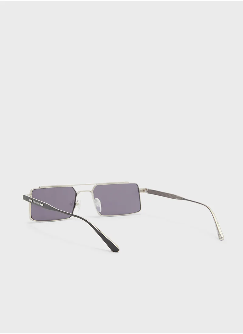 CALVIN KLEIN Modified Rectangle Sunglasses Ck24111S