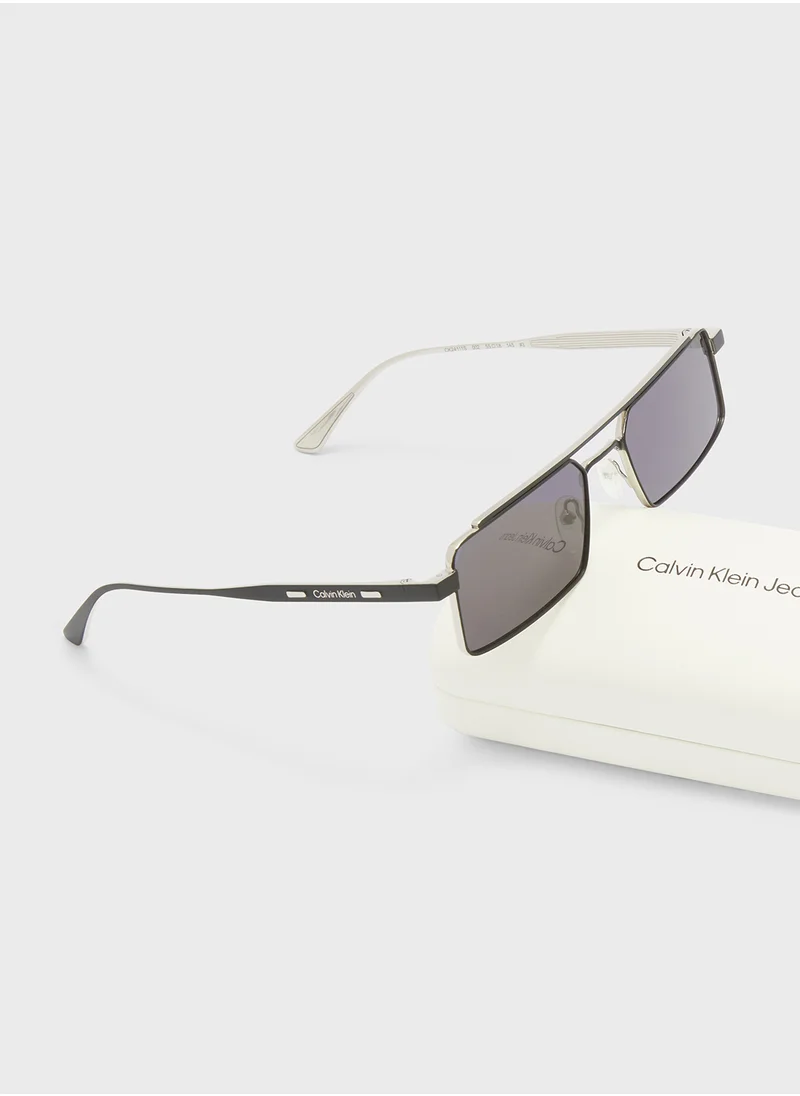 CALVIN KLEIN Modified Rectangle Sunglasses Ck24111S