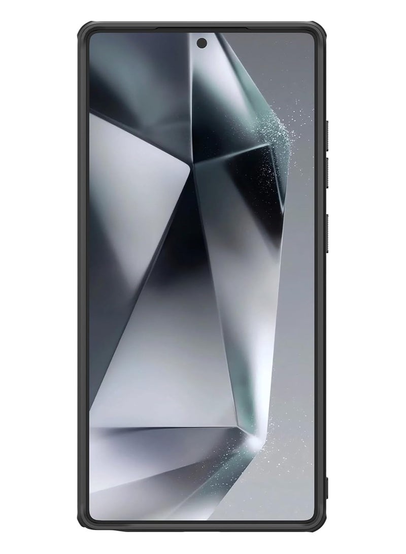 Nillkin Super Frosted Shield Pro Series Cover Case Designed For Samsung Galaxy S25 Ultra - Black - Image 4