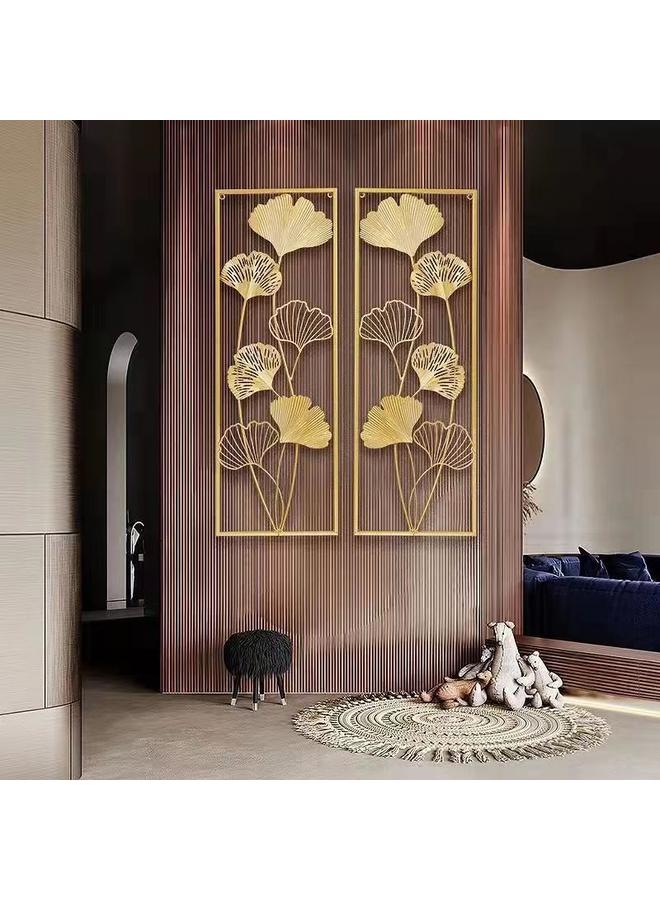 الأزرق جي دبليو المدخل الصيني الجديد معلق على الحائط أريكة غرفة المعيشة خلفية جدار الجنكة أوراق الكمثرى - Image 4