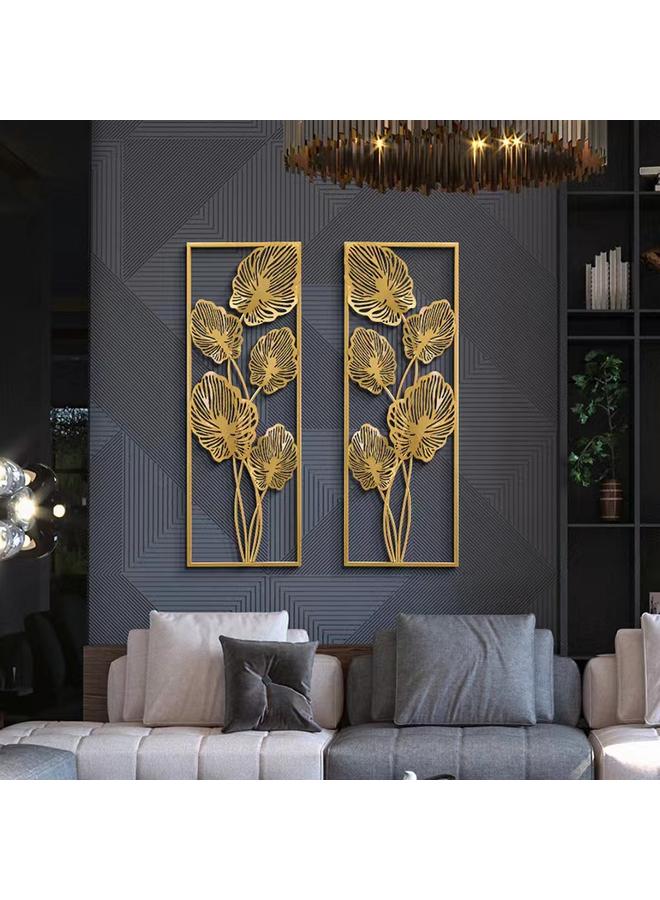 الأزرق جي دبليو المدخل الصيني الجديد معلق على الحائط أريكة غرفة المعيشة خلفية جدار الجنكة أوراق الكمثرى - Image 2