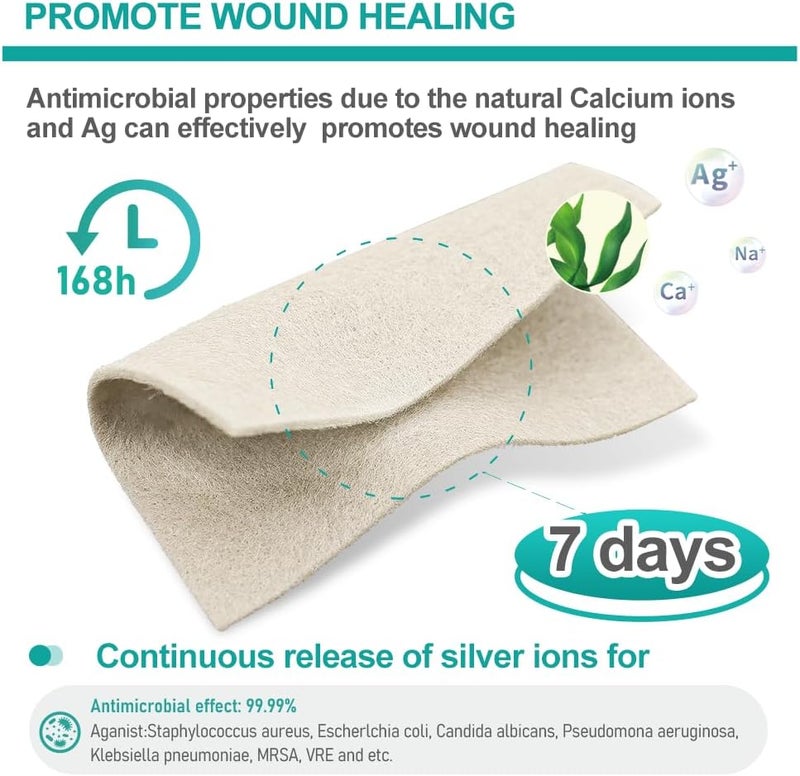 Dimora Upgrade Silver Calcium Alginate Wound DressingDimora Silicone Foam Dressing Without Border - Image 4